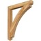 Ekena Millwork Thorton Arts & Crafts Rough Sawn Bracket, Western Red Cedar, 4"W x 36"D x 40"H BKT04X36X40THR03RWR - alternate 1